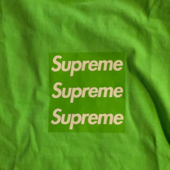 ASSPIZZA TRIPLE SUPREME BOX LOGO GREEN 2022 - Picture 3 of 4